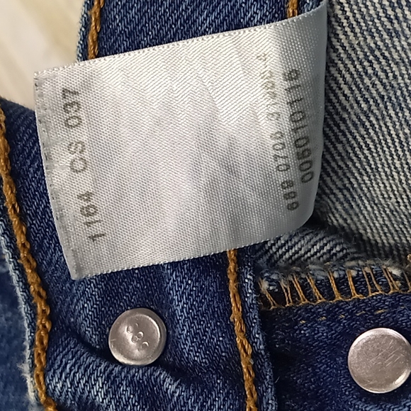 Levi's 501 Button Fly Straight Leg Blue Jeans Men's Size W41 L 29 - Picture 14 of 16